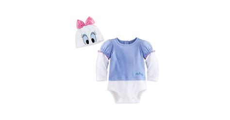 Disney Daisy Duck Personalizable Costume Bodysuit Set For Baby