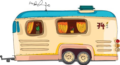 Caravan Png Transparent Image Download Size 1583x855px