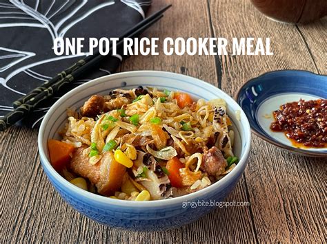One Pot Rice Cooker Meal The Yummy Journey