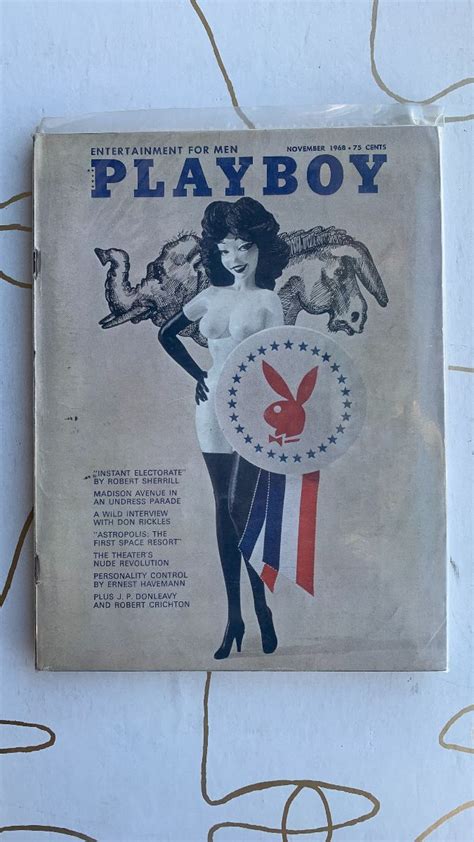 Playboy Magazine November The Theaters Nude Revolution