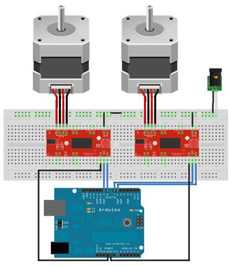 Easy Driver Examples Arduino Arduino Stepper Motor Control Stepper