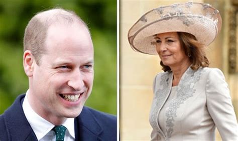 Prince William News Dukes Intimate Show Of Affection With Carole