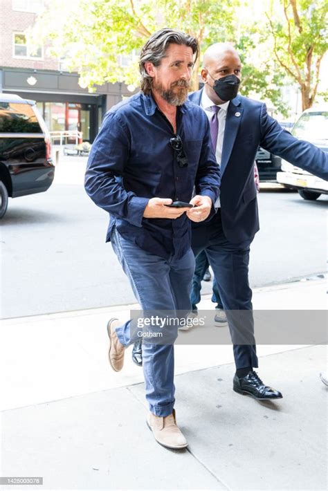 Christian Bale Is Seen In Tribeca On September 18 2022 In New York