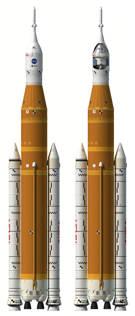 Esa Cutaway View Of Artemis I Rocket With The European Service Module