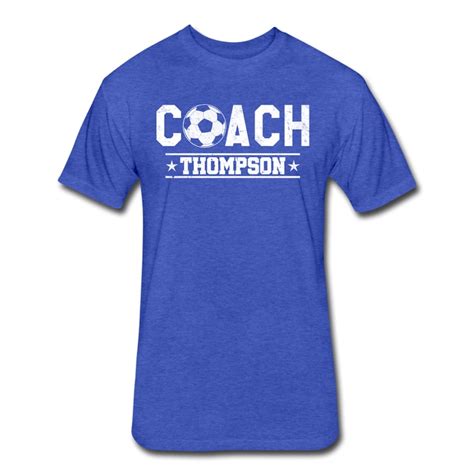 Personalized Soccer Coach Shirt With Coachs Name Etsy