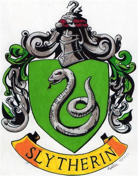 Slytherin Crest By Tuliipiie On Deviantart