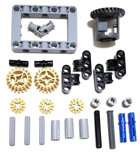 Lego Technic Differential Gear Box Kit Gears Pins Axles