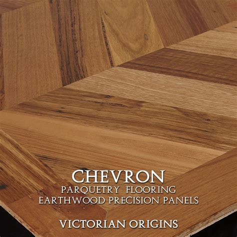 130mm Wide Parquet Flooring Pre Cut Chevron Design Vic Origins Mr