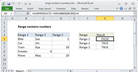 Range Contains Numbers Excel Formula Exceljet