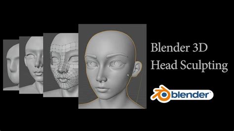 Blender 3d Head Sculpting 블렌더 헤드 스컬핑 Youtube