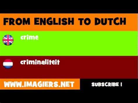 NEDERLANDS ENGELS Criminaliteit YouTube
