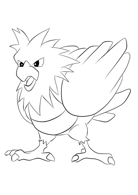 Flying Type Pokemon Coloring Pages Coloring Pages