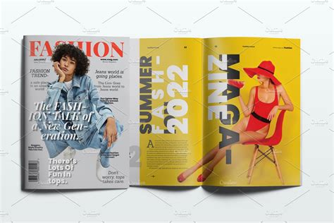 The Best Fashion Magazine Layout Creative Market