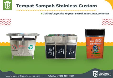 Jual Tempat Sampah Stainless Custom Tempat Produsen Tong Sampah Fiberglass Dan Stainless Harga