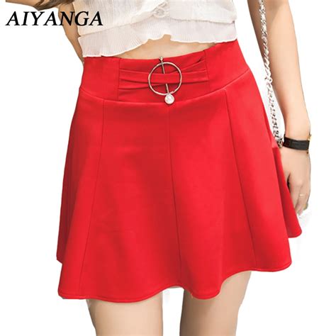 Aiyanga Women High Waist Short Skirts 2018 Summer Shorts Skirts Beading