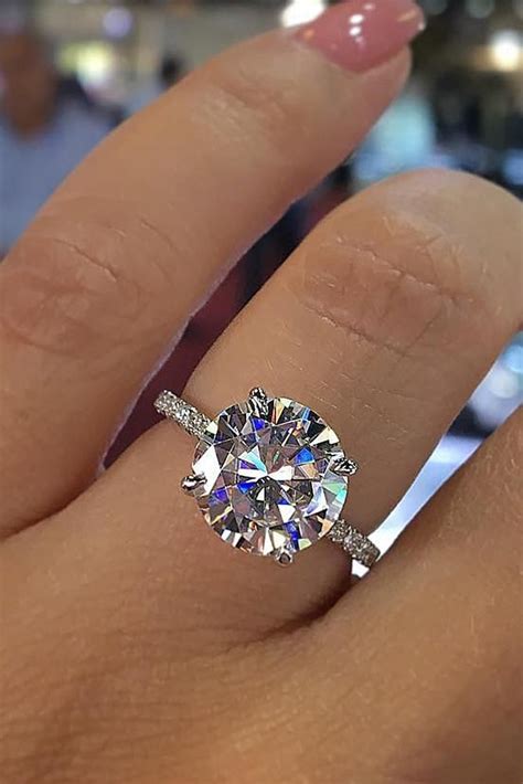 Round Engagement Rings And8211 Timeless Classic And Not Only ★ Engagementring Proposal