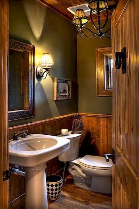 Cool 80 Rustic Farmhouse Bathroom Remodel Decor Ideas Homstuff