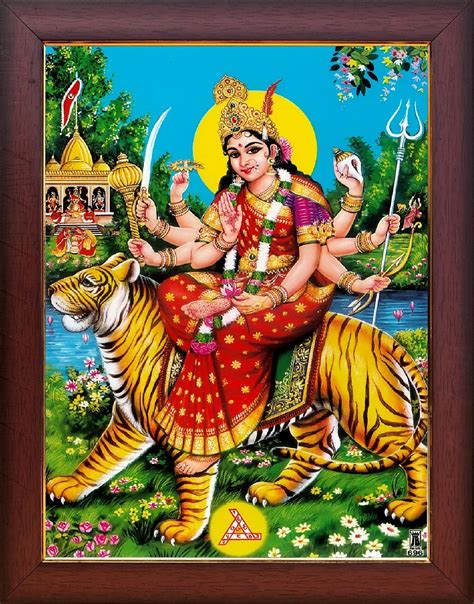 Buy Garuda Photos Goddess Sri Durga Devi Photo Frame Durga Maa