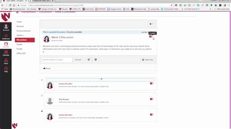 Canvas Discussion Board And Modules Tip Video Youtube