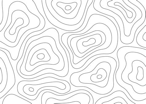 Topographic Map Pattern