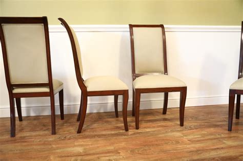 Use our search to find your next vehicle. Set of 8 Solid Mahogany Transitional Dining Room Chairs - SALE