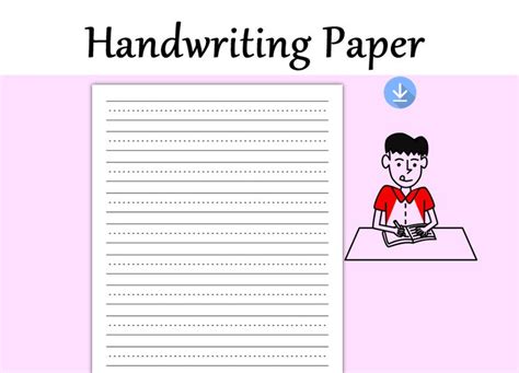 Handwriting Paper Printable Handwriting Practice Paper Kids