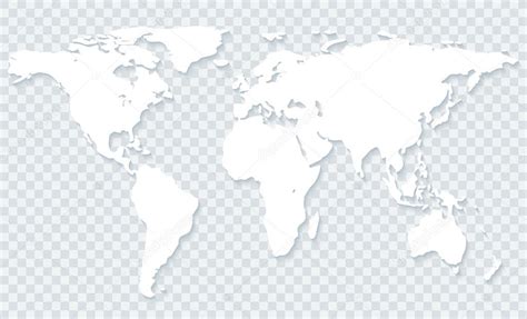 Background World Map Transparent World Map On Transparent Background