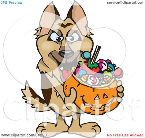 Royalty Free Rf Clipart Illustration Of A Trick Or Treating German