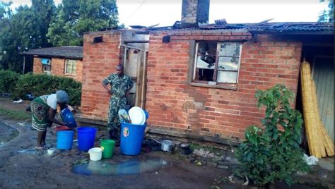 Hailstorm Destroys The Homes Of Malawi Police Officers In Mzuzu