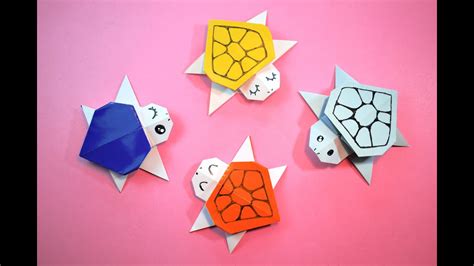 How To Make A Paper Turtle Easy Origami Youtube