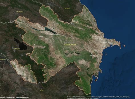 The scale of the azerbaijan map can be changed by swiping the percentage from the top right to the left or right. Azerbaijan Satellite Maps | LeadDog Consulting
