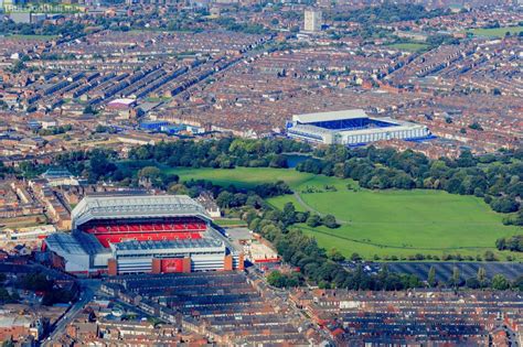 Everton brought to you by: How close Liverpool's and Everton's stadiums are from one ...