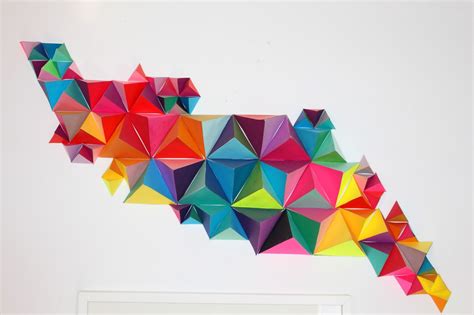 The 15 Best Collection Of 3d Triangle Wall Art