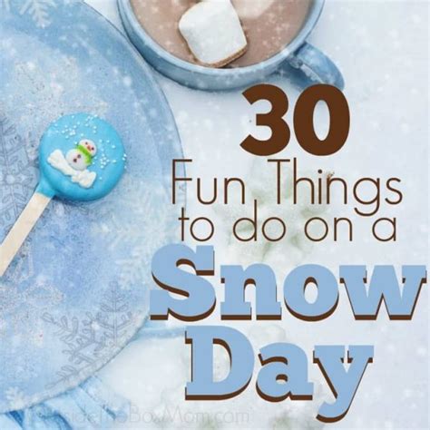 How To Make The Best Out Of A Snow Day Working Mom Blog Outside The