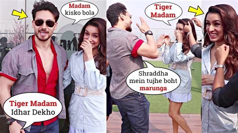 Shraddha Kapoor Tiger Shroff N Ughty Moments Caught At Baaghi