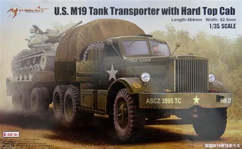 Build Review Us M19 Tank Transporter With Hard Top Cab 135 Merit
