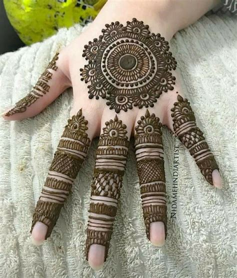 Mandala Gol Tikki Mehndi Designs Beautiful Mehndi Tikki Bridal Mehndi