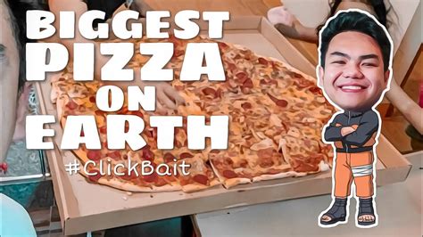 Biggest Pizza On Earth Pizzabel Youtube