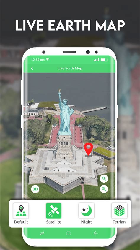 Live Earth Map 3d Satellite View World Maps для Android — Скачать