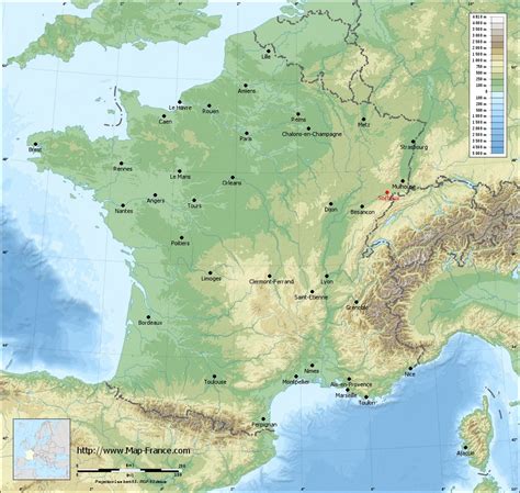 ROAD MAP SOCHAUX : maps of Sochaux 25600