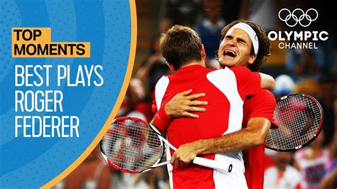 Roger Federers Best Points At The Olympic Games Top Moments Youtube