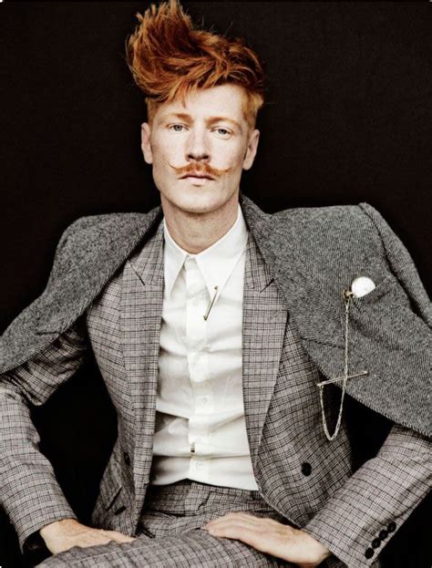 redhead men dandy style derby ginger men beard no mustache mustache grooming mode style