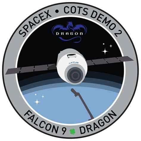 Dragon logo by bilage dragon logo design is applicable for any kind of business field. SpaceX COTS Demo 2 patch: First flight to ISS ...