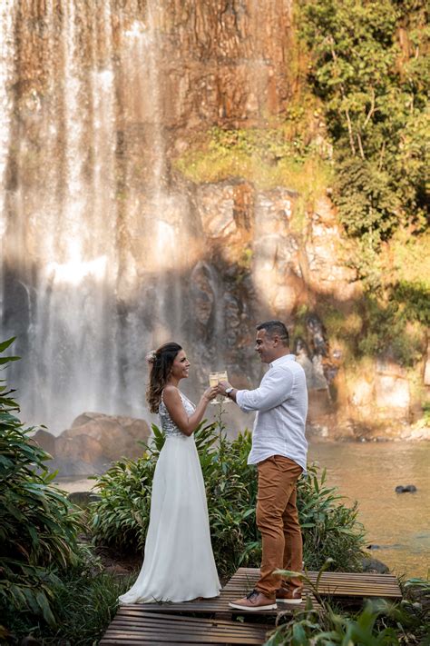 Casamento Na Cachoeira Rúbia E Renato Blog Aceito Sim