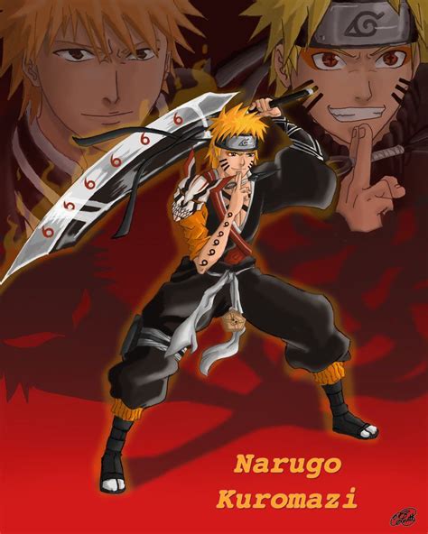 Shinigami Naruto Fusion Narugo Kuromazi By Courtneyluv7 Bleach
