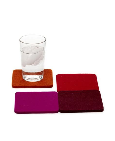 Graf Lantz Bierfilzl Merino Wool Felt Square Coaster Multi 4 Pack Macys