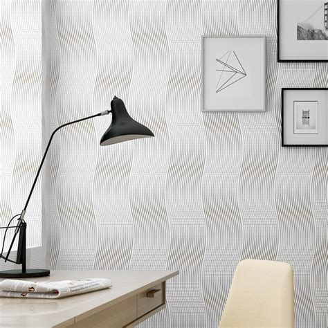Beibehang Dimensional Square Grid Wallpaper Modern Minimalist Living