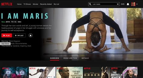 Maris Netflix Screen Overview I Am Maris