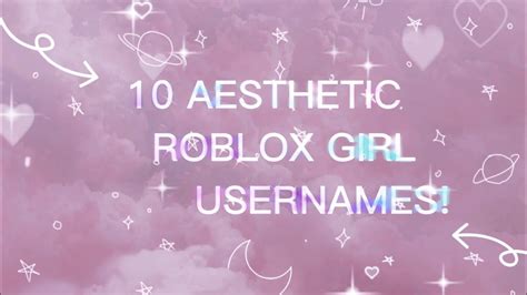10 AESTHETIC ROBLOX GIRL USERNAMES UNTAKEN 2022 YouTube