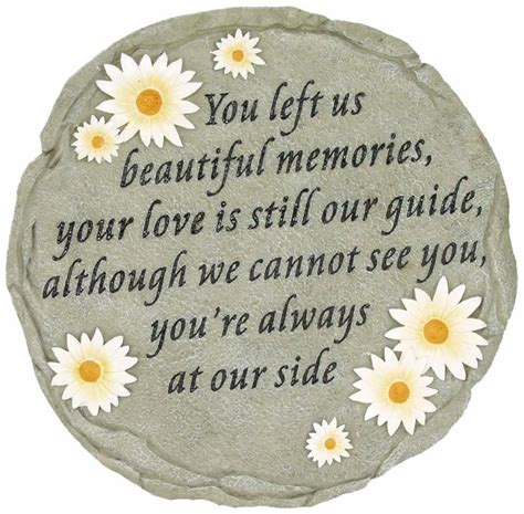 Sympathy Stone: Beautiful Memories | Memorial quotes for mom, Memories